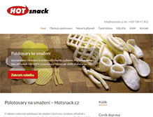 Tablet Screenshot of hotsnack.cz